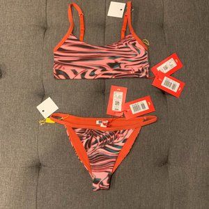 Diesel Ufbs-Kikis Sleevless Bralette + Ufpn-Ebbyss Brief Set Optical Bra Panty